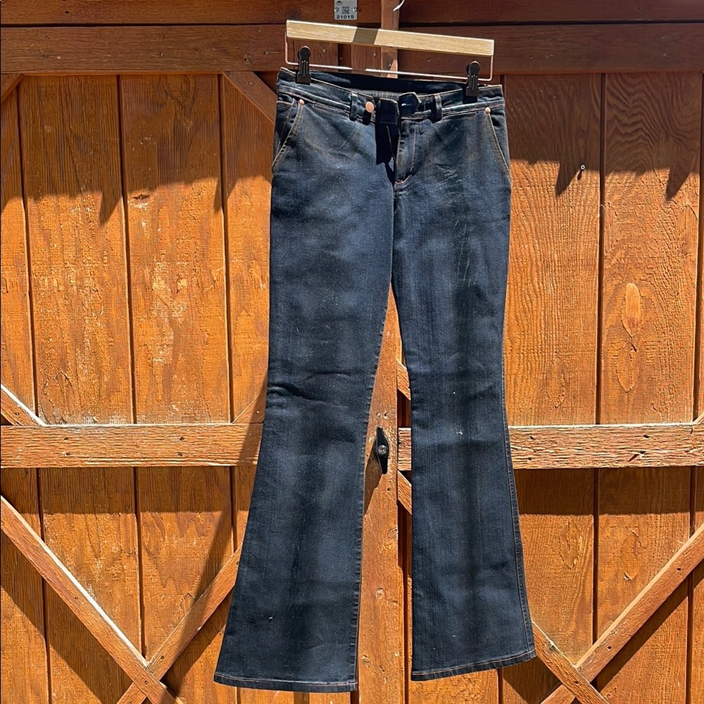 Black Flare Wide Leg Jeans with Classic Style